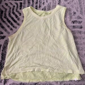 LULULEMON NEON YELLOW MUSCLE TANK